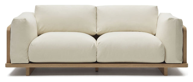 Oaq 3-pers. Sofa, Beige - Unoliving.com