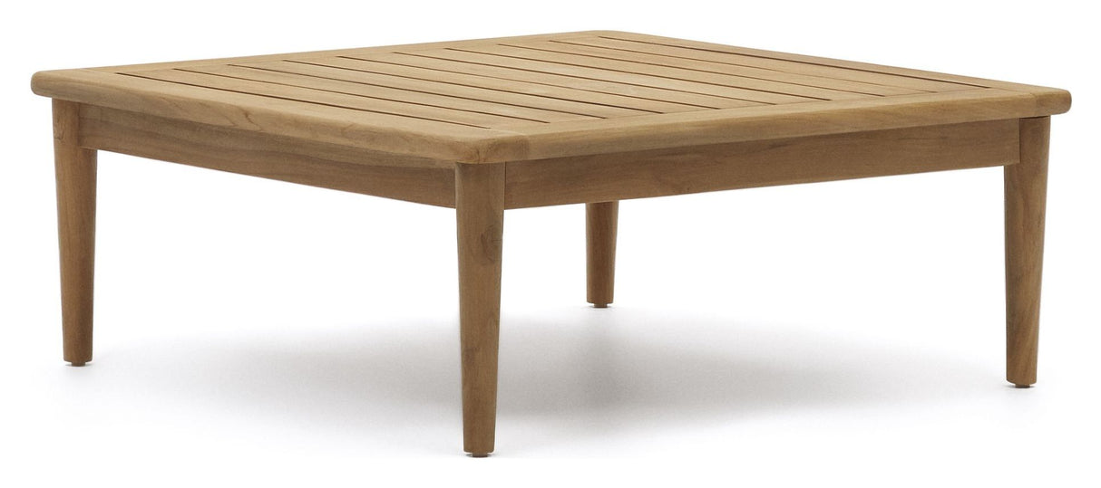 Portitxol Loungebord, Natur teak, 80x80 - Unoliving.com