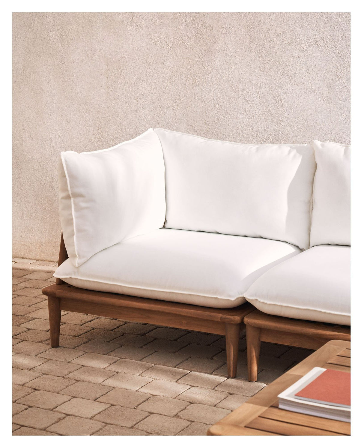 Portitxol Modulsofa, Natur teak