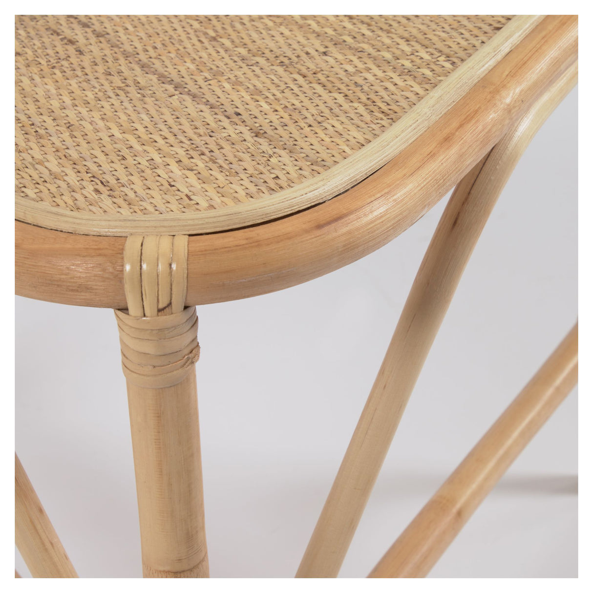 Queenie Indskudsborde, 65x53/50x42, Rattan - Unoliving.com