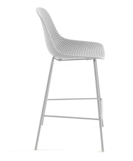 Quinby barstol SH: 65cm, Hvid - Unoliving.com