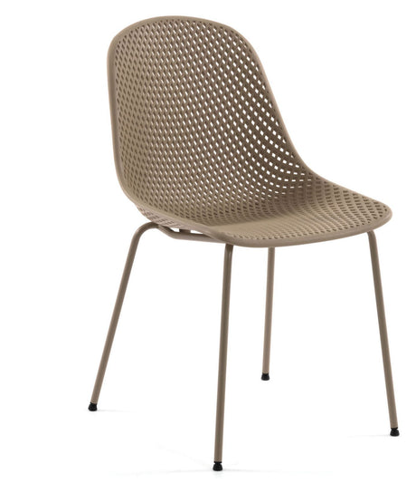 Quinby Spisebordsstol, Beige - Unoliving.com