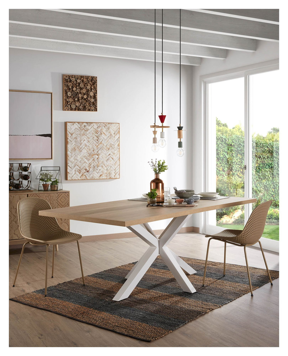 Quinby Spisebordsstol, Beige - Unoliving.com