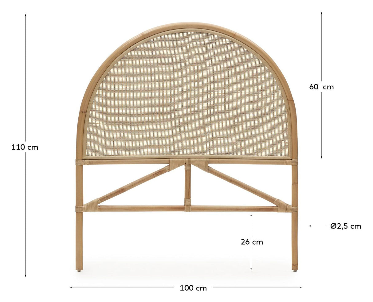 Quiterie Sengegavl, Oval, Naturflet, B:90