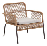 Samanta Loungestol, Beige/Sort - Unoliving.com