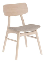 Selia Spisebordsstol, Lys Træ/Beige - Unoliving.com