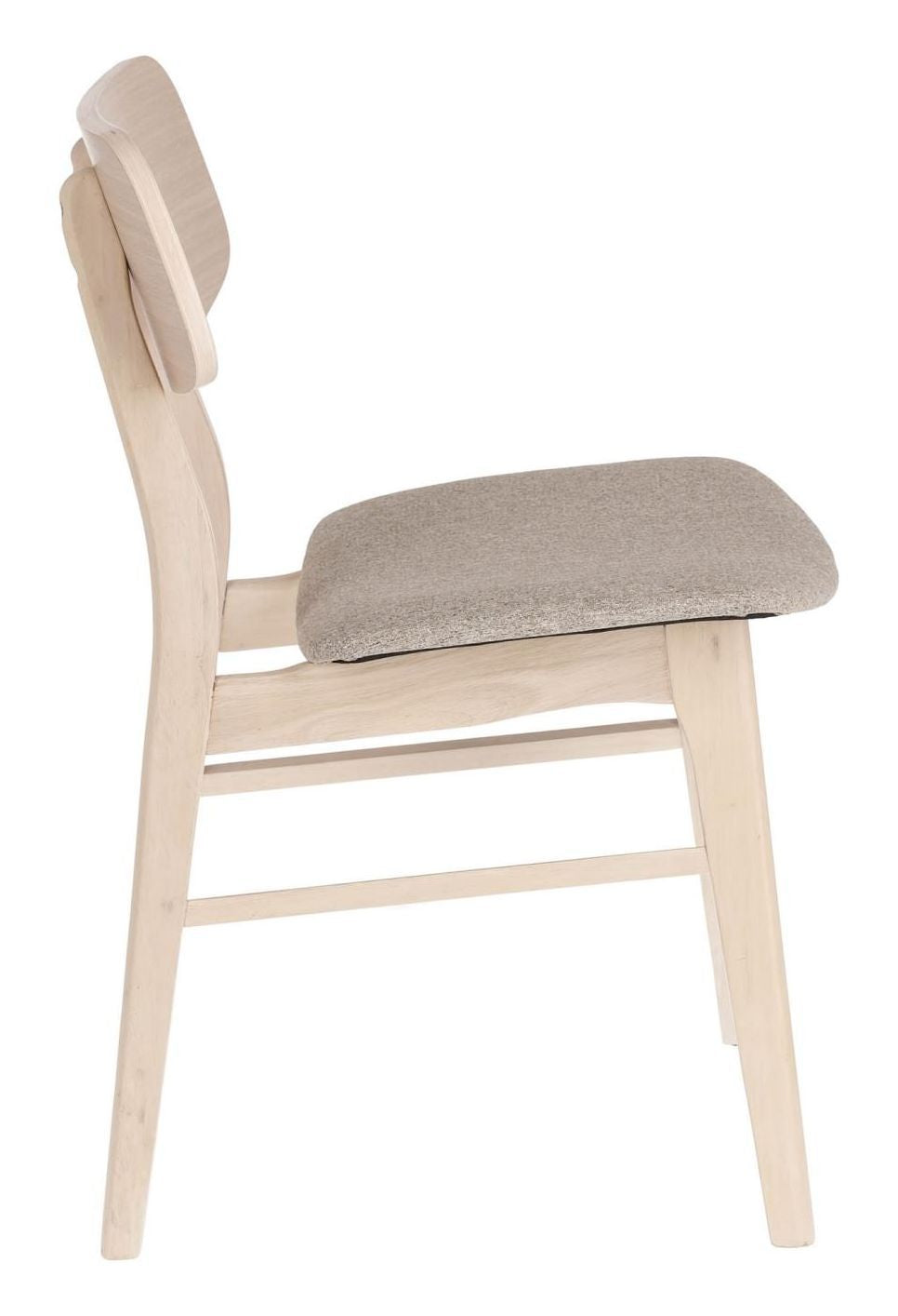 Selia Spisebordsstol, Lys Træ/Beige - Unoliving.com