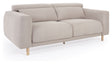 Singa 3-pers. Sofa, Beige Chenille - Unoliving.com