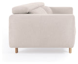 Singa 3-pers. Sofa, Hvid Chenille - Unoliving.com