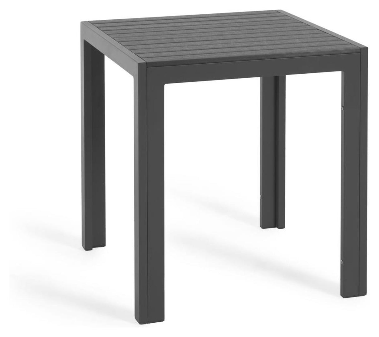 Sirley Havebord, 70x70, Mørkegrå aluminium - Unoliving.com