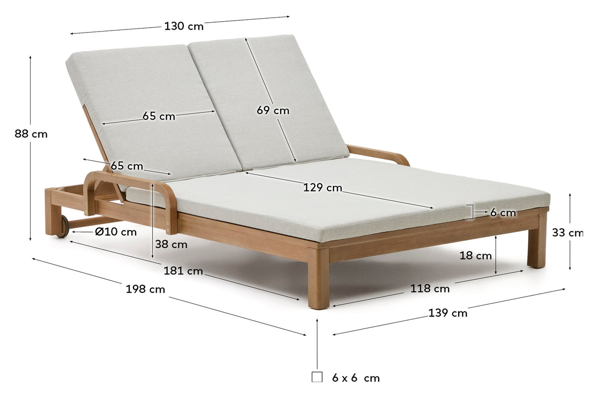 Sonsaura dobbelt solseng - Unoliving.com