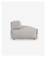 Square Loungestol, Hvid alu/Lys Grå - Unoliving.com