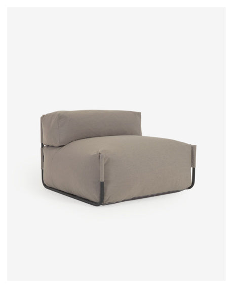 Square Loungestol, Sort alu/Grøn - Unoliving.com