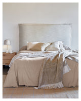 Tanit Sengegavl, 160x100, Hvid linned - Unoliving.com