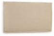 Tanit Sengegavl, 200x100, Beige linned - Unoliving.com