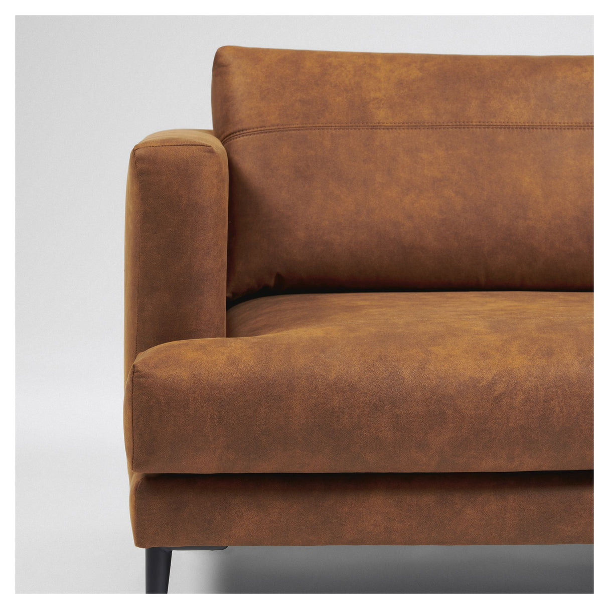 Tanya 2-pers. Sofa, Lysebrun - Unoliving.com