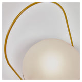 Tea Outdoor Bordlampe, Polythene/Gul metal