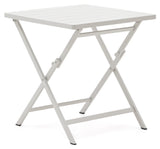 Torreta, foldbart bord 70x70 cm - hvid - Unoliving.com