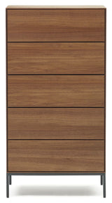 Vedrana Kommode, Valnøddefinér, 60x114 - Unoliving.com