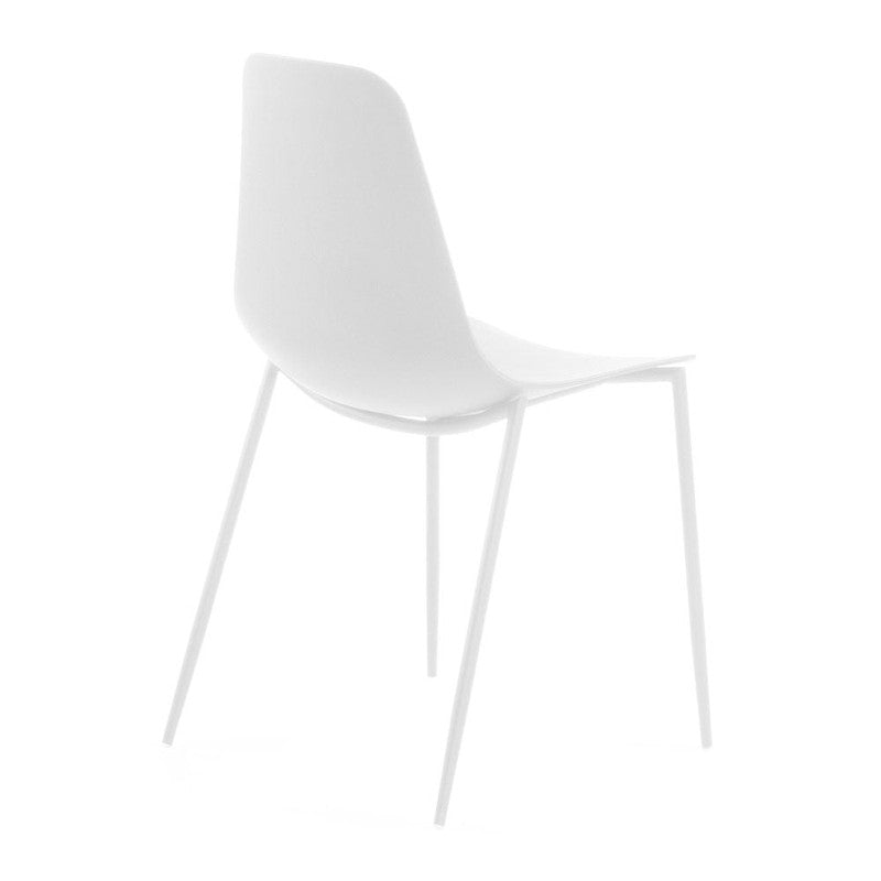 Wassu Spisebordsstol, Pure White - Unoliving.com