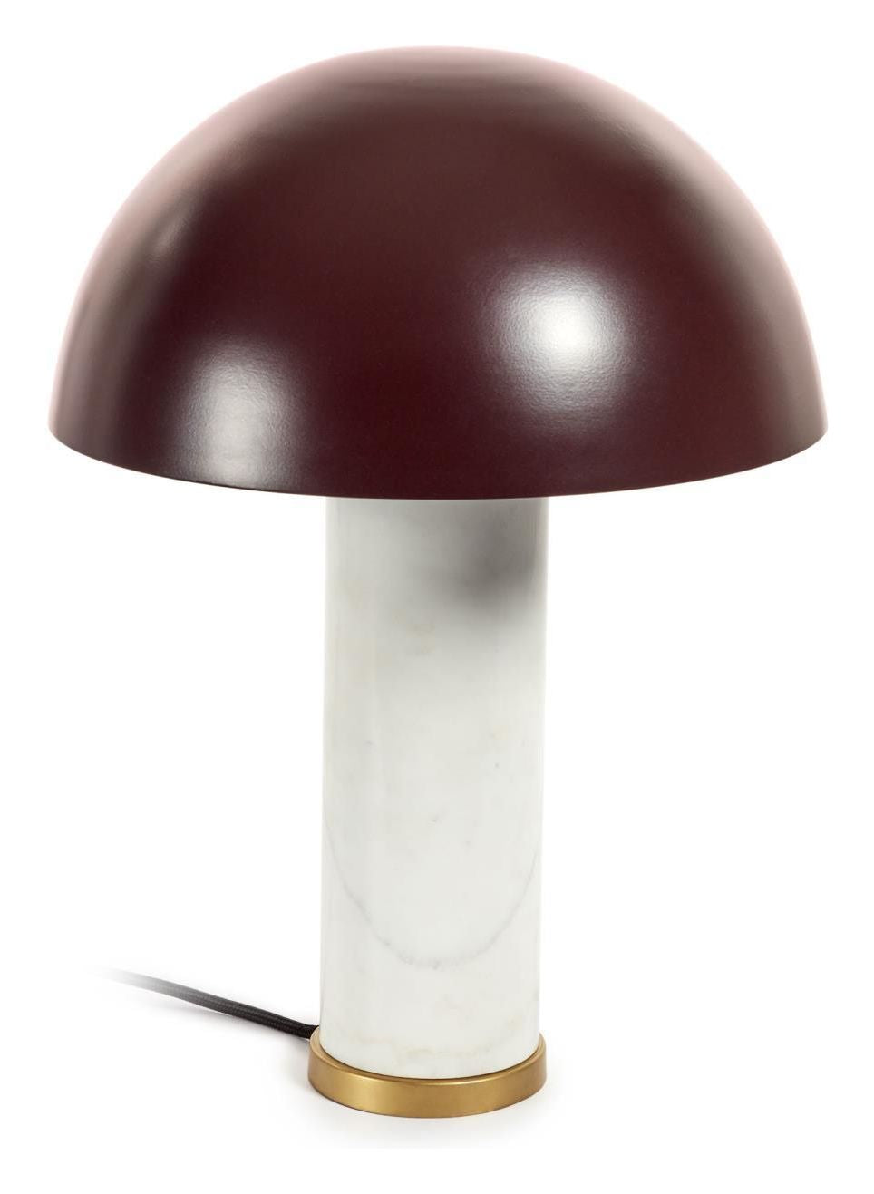 Zorione Bordlampe - Hvid/Brun - Unoliving.com