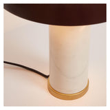 Zorione Bordlampe - Hvid/Brun - Unoliving.com