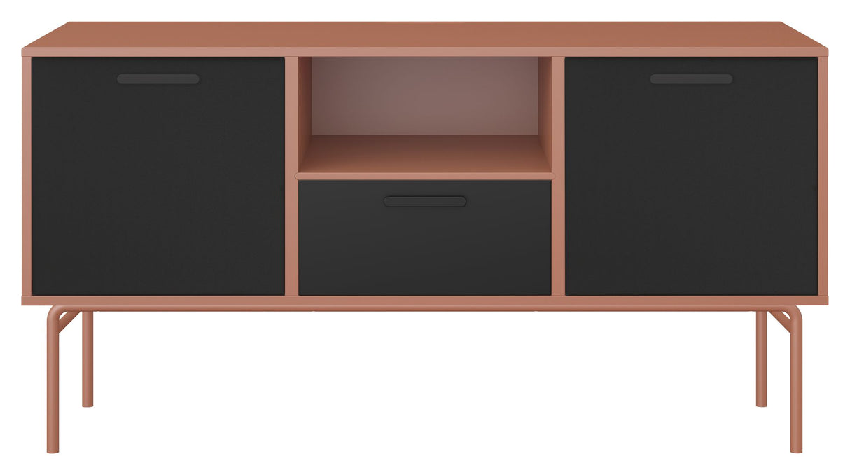 Keep AV Reol med fast hylde. Modul 007, Terracotta - Unoliving.com