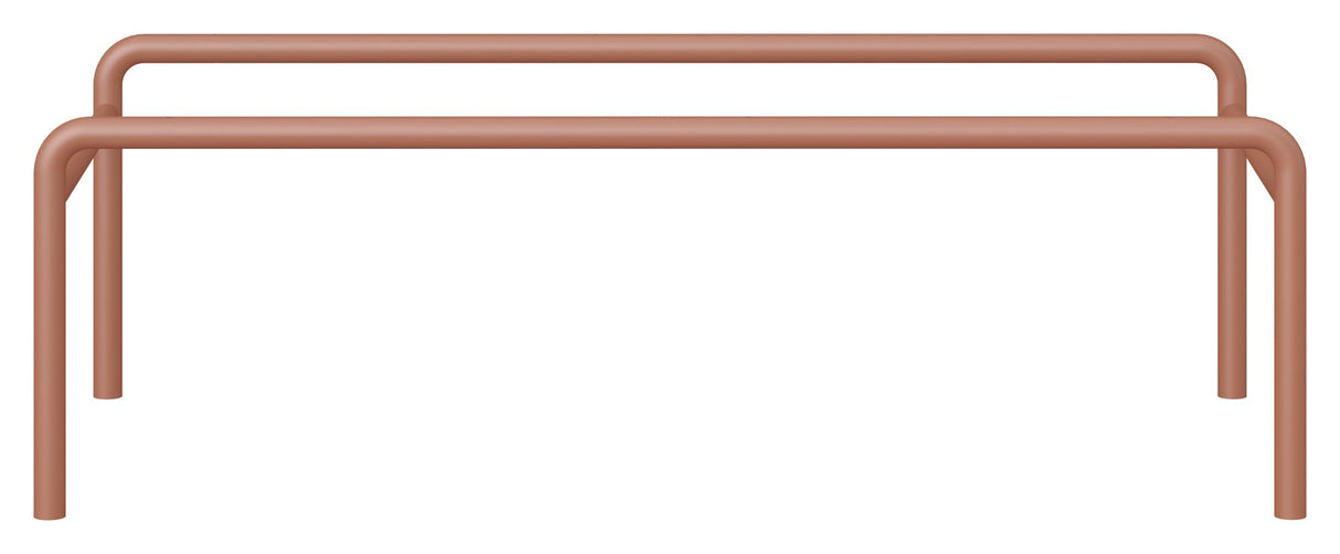 Keep, metal sokkel til B:88,6 cm, Terracotta