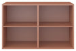 Keep Reol med 2 faste hylder. Modul 004, Terracotta - Unoliving.com