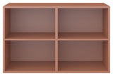 Keep Reol med 2 faste hylder. Modul 004, Terracotta - Unoliving.com