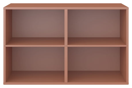 Keep Reol med 2 faste hylder. Modul 004, Terracotta - Unoliving.com