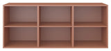 Keep Reol med 3 faste hylder. Modul 005, Terracotta - Unoliving.com