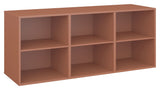 Keep Reol med 3 faste hylder. Modul 005, Terracotta - Unoliving.com