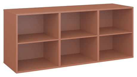 Keep Reol med 3 faste hylder. Modul 005, Terracotta - Unoliving.com