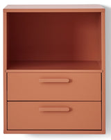 Keep Skab med 2 skuffer, Terracotta - Unoliving.com