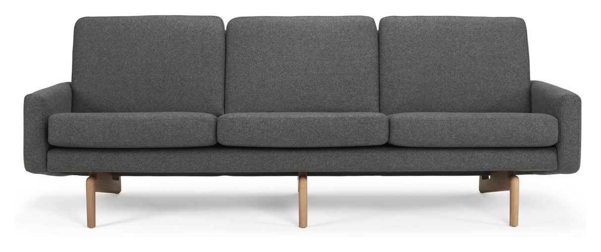 Egsmark 3-pers. Sofa, grå uld - Unoliving.com