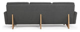 Egsmark 3-pers. Sofa, grå uld - Unoliving.com