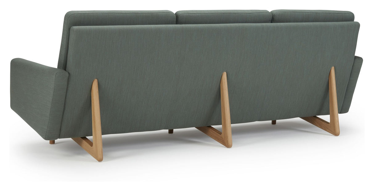 Egsmark 3-pers. Sofa, grøn - Unoliving.com