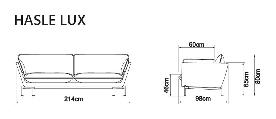 Hasle Lux 3-pers. sofa, Grøn Fløjl - Unoliving.com