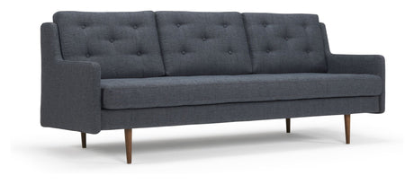 Holme 3-pers. Sofa, blå stof - Unoliving.com