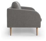 Husum 3-pers. Sofa, grå Bouclé - Unoliving.com