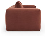 Kornum 3-pers. Sofa rust fløjl - Unoliving.com