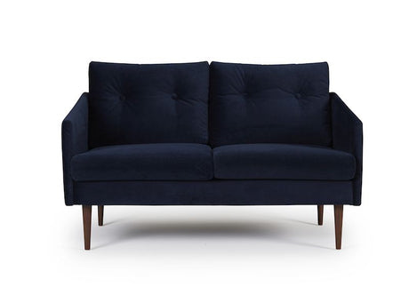 Assens 2-pers. sofa Blå Velour - Unoliving.com