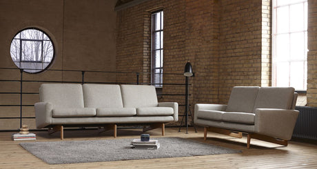 Egsmark 2-pers. sofa, Dark sand - Unoliving.com