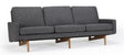 Egsmark 3-pers. sofa, Antracit - Unoliving.com