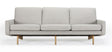 Egsmark 3-pers. sofa, Dark sand - Unoliving.com