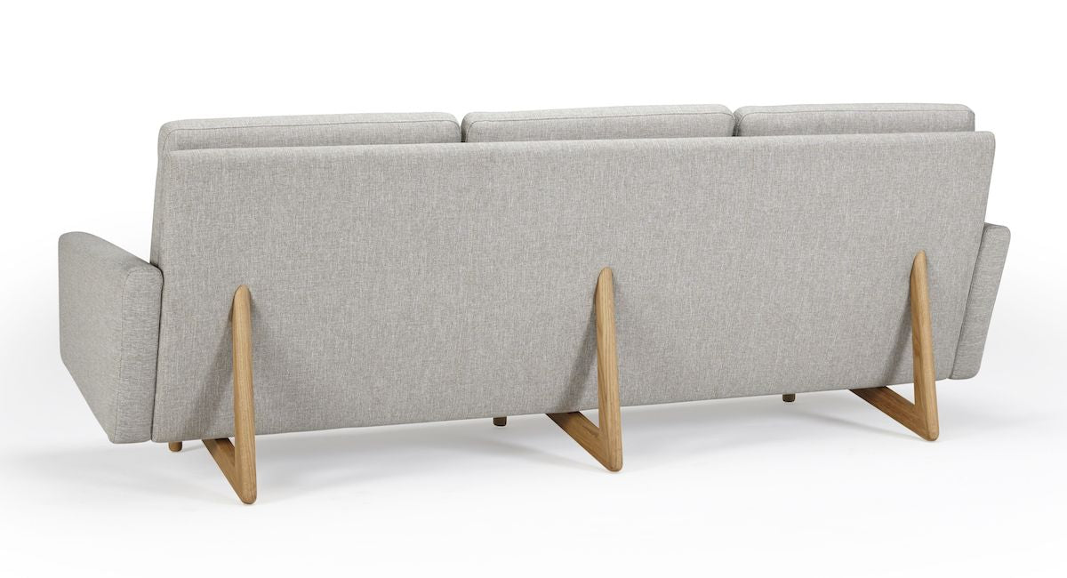 Egsmark 3-pers. sofa, Dark sand - Unoliving.com