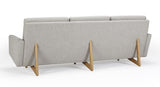 Egsmark 3-pers. sofa, Dark sand - Unoliving.com