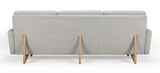 Egsmark 3-pers. sofa, Dark sand - Unoliving.com