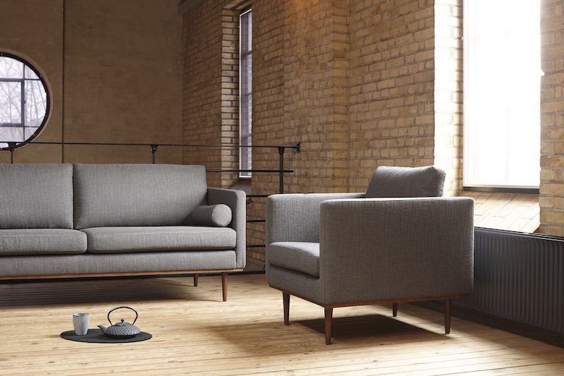 Vangen 3-pers. sofa, Antracit - Unoliving.com